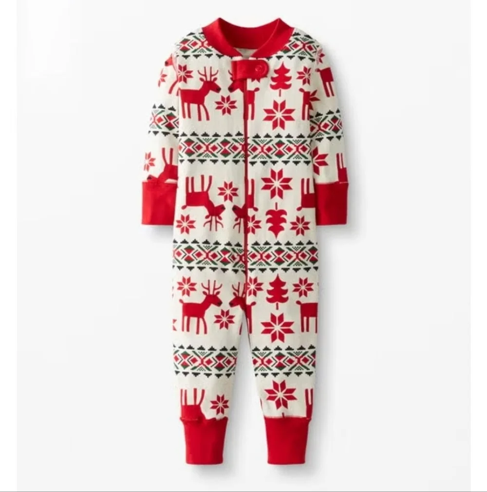 Hanna Andersson Baby Zip Sleeper In Dear Deer Size 2T